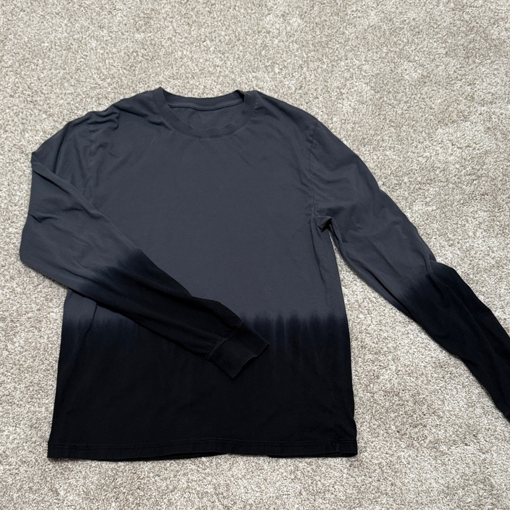 IRO Black Gradient Long Sleeve Tee